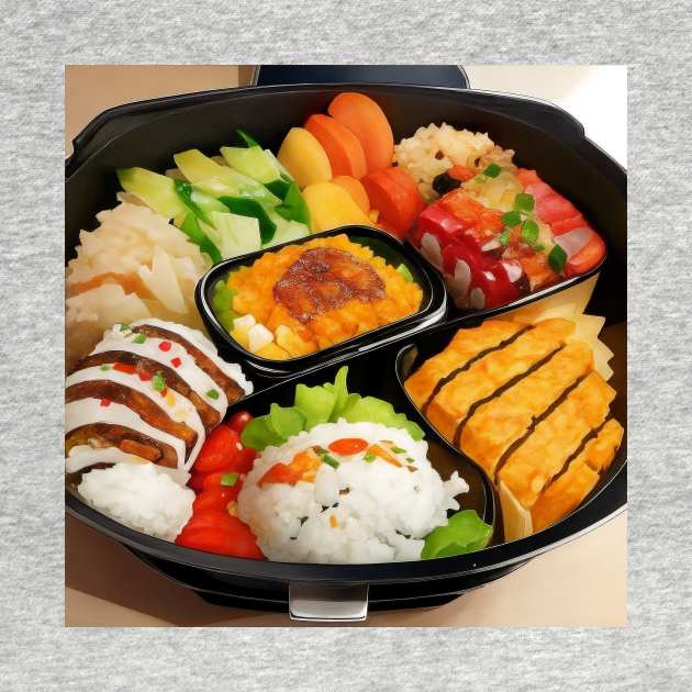 Bento Japanese Box Rice by Flowering Away